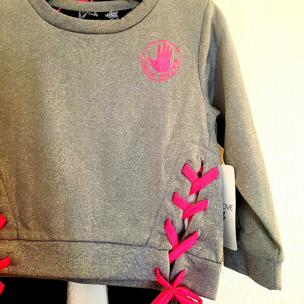 3 Piece Body Glove 2T NWR Girls Outfit